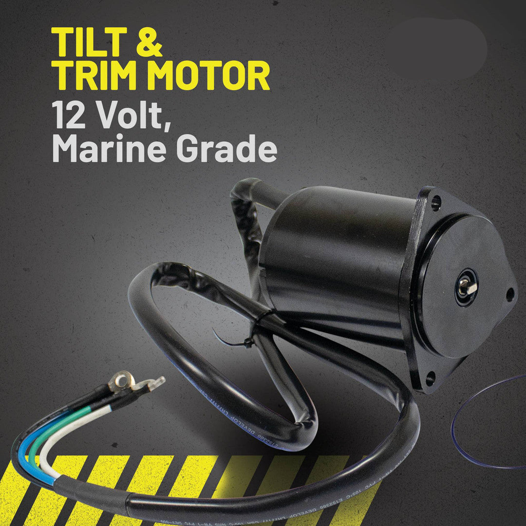 Trim Motor for Yamaha V6 225 250hp 1990-2003 61A-43880-01-00 4-Wire 3-Bolt