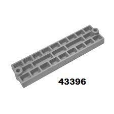 43396 Zinc Mercury/Mercruiser Waffle Bar Anode - 4Boats