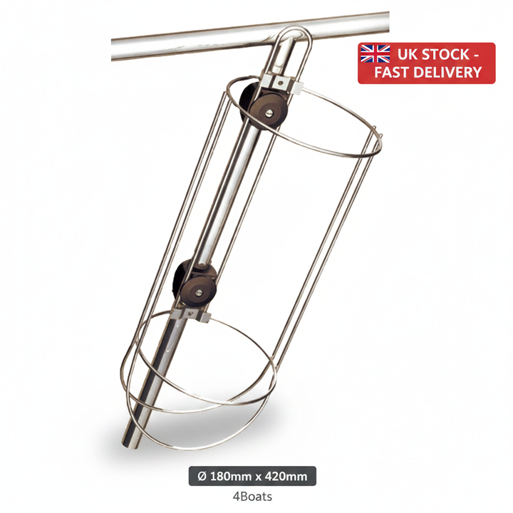 Modular Fender Ø 180mm x 420mm Fender Basket | 4Boats - UK Stock image 1