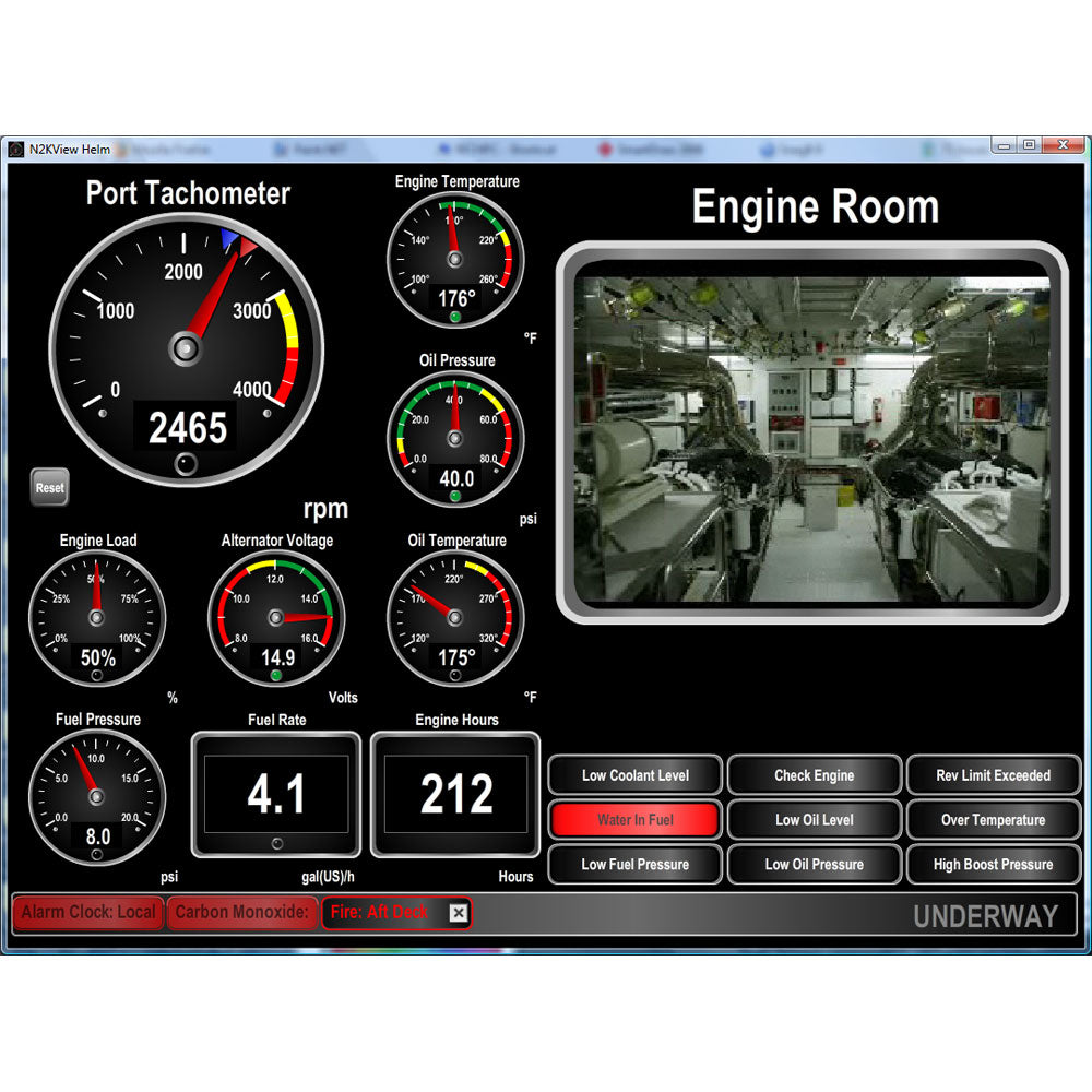 Maretron Vessel Vessel N2KView Vessel PC NMEA 2000 Monitoring | 4Boats