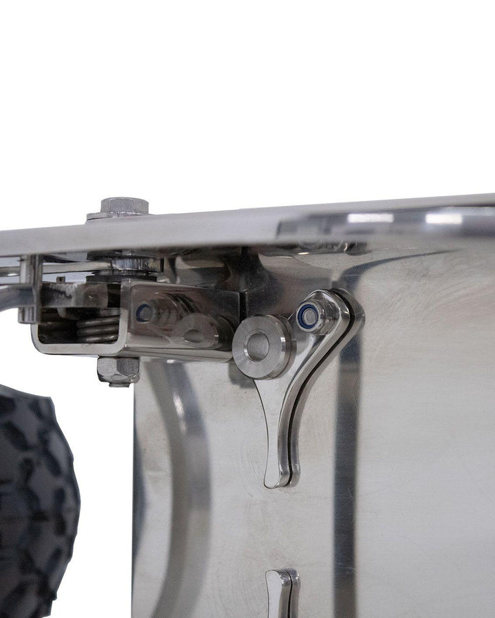 Compact HD Dinghy Launching Wheels – Low Profile, Retractable with Quick Release