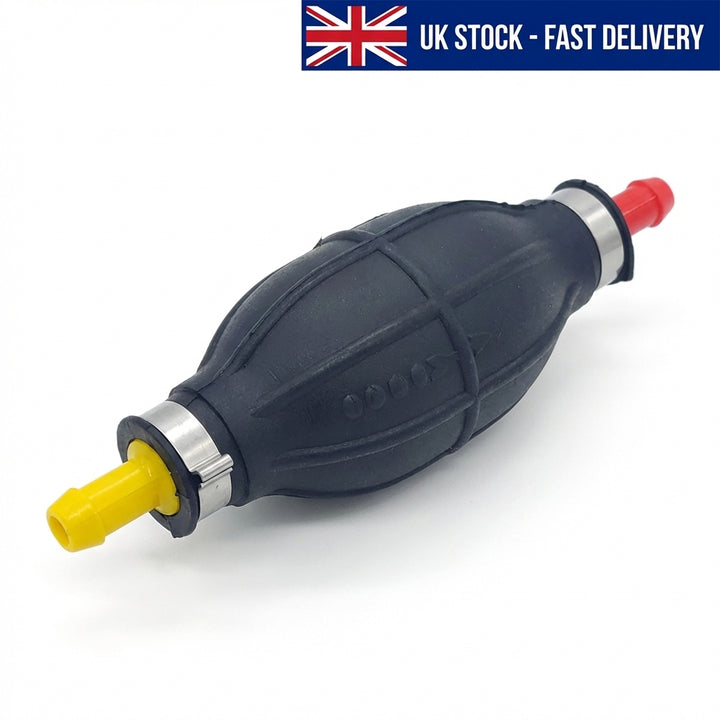 Marine Outboard Fuel Primer Bulb 8mm 5/16" Hose 45mm Boat Petrol Diesel Engine
