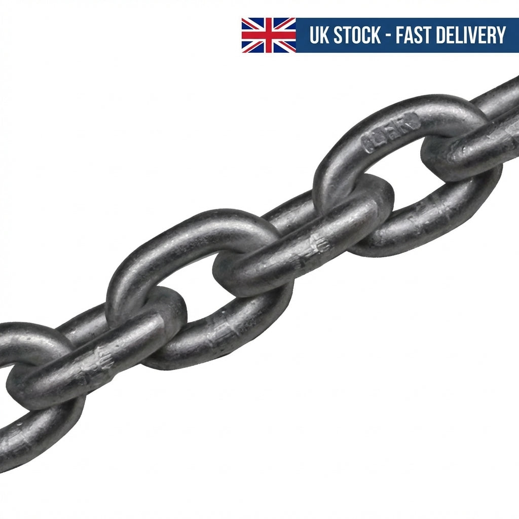 Lofrans 10mm ISO 4565 Galvanized Anchor Chain G40 Calibrated Marine  100M