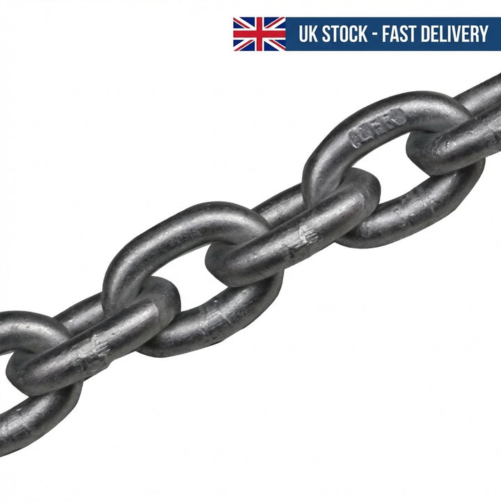 Lofrans 10mm ISO 4565 Galvanized Anchor Chain G40 Calibrated Marine  100M