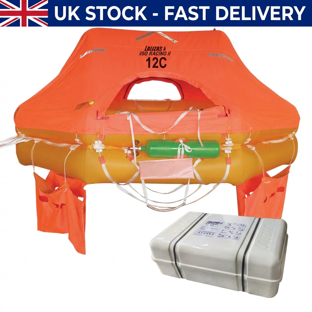LALIZAS ISO Racing II Liferaft UK 12C 12 Person Canister 75555 ISO 9650-1:2022