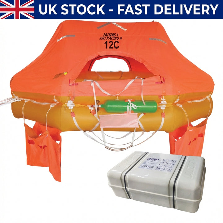 LALIZAS ISO Racing II Liferaft UK 12C 12 Person Canister 75555 ISO 9650-1:2022