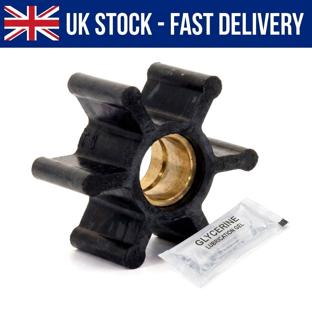 Johnson Pump Impeller MC97 F35B 09-808B-1 Kit for Volvo Penta Yanmar Westerbeke