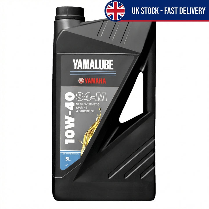 Genuine Yamalube 10W-40 4-Stroke Synthetic Marine Engine Oil YMD-63060-01-01