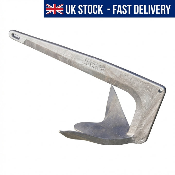 Galvanized Force-Type Bruce Style Claw Anchor Boat Marine 2kg 5kg 7.5kg 10kg
