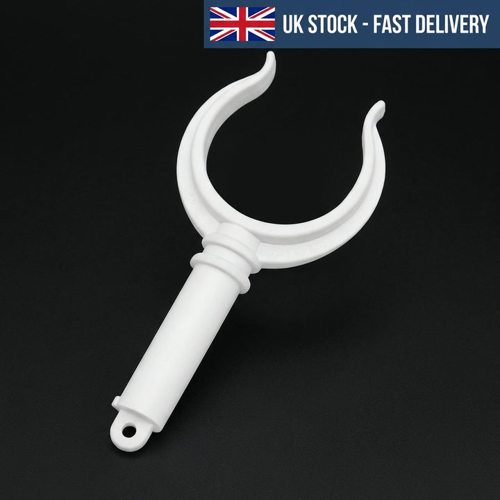 White Polyamide Oarlock 57mm Rowlock 17mm Shank Nuova Rade 197208 Marine Grade