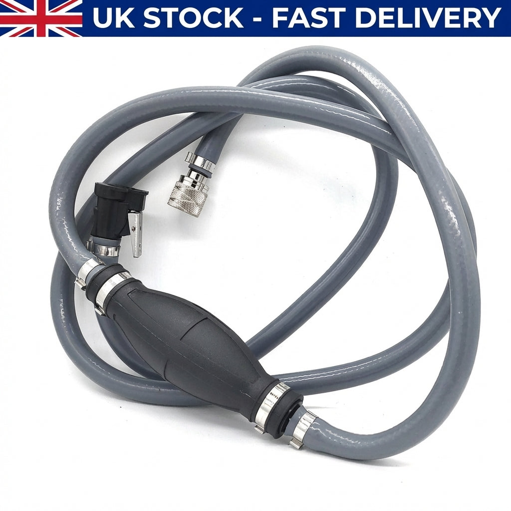 Suzuki Outboard Fuel Line Assembly 2m Hose Primer Bulb 65700-94J11 DF DT Models