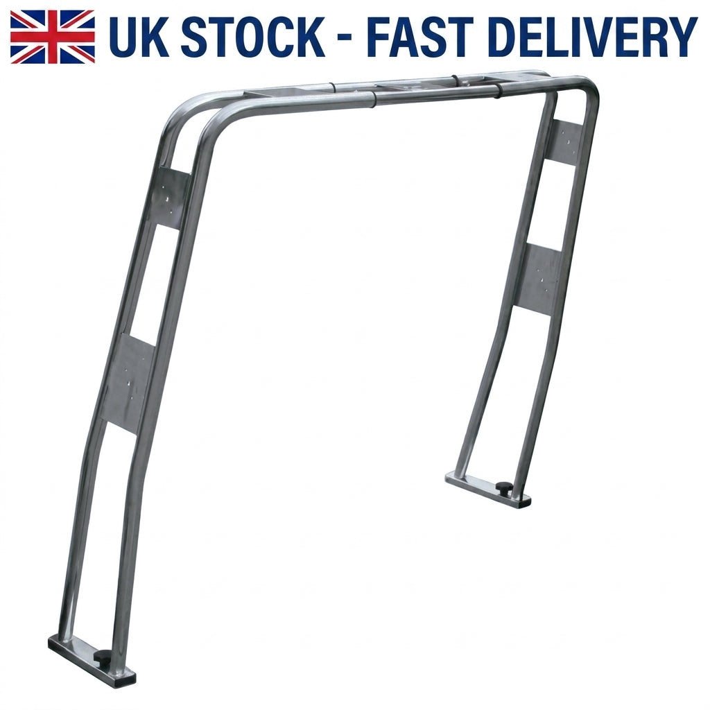 Adjustable 316 Stainless Steel Roll Bar for RIBs & Inflatable Boats 38mm Tube
