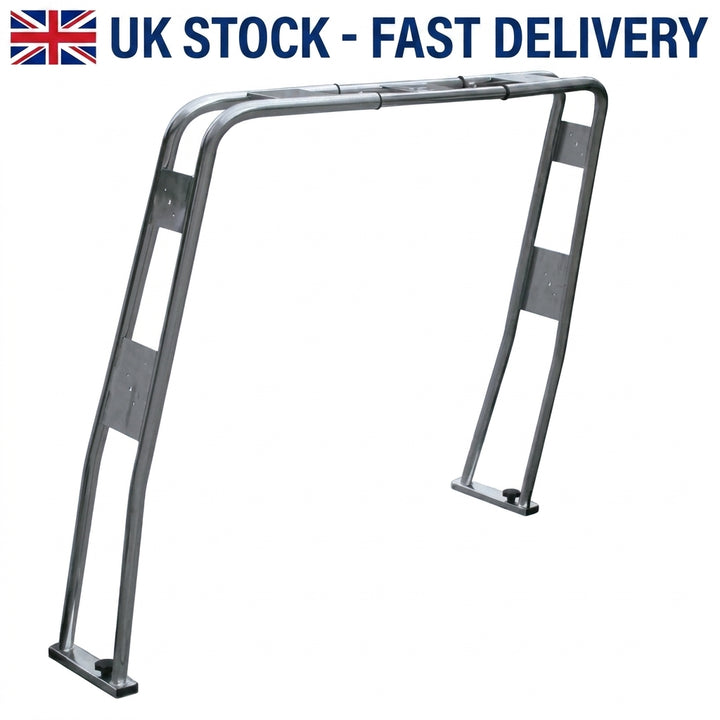 Adjustable 316 Stainless Steel Roll Bar for RIBs & Inflatable Boats 38mm Tube