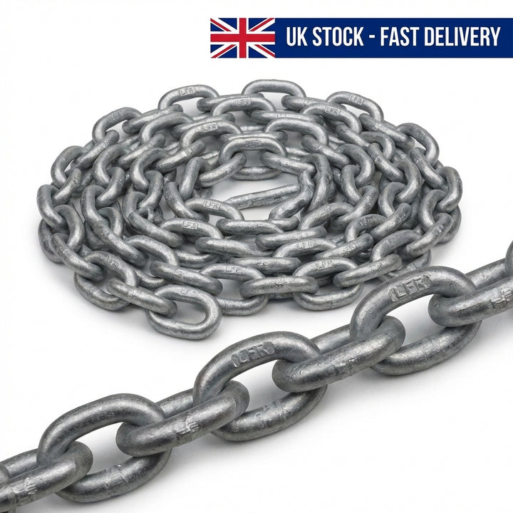 Lofrans 72750 6mm Anchor Chain G40 ISO 4565 DIN 766 Galvanized 50m Calibrated