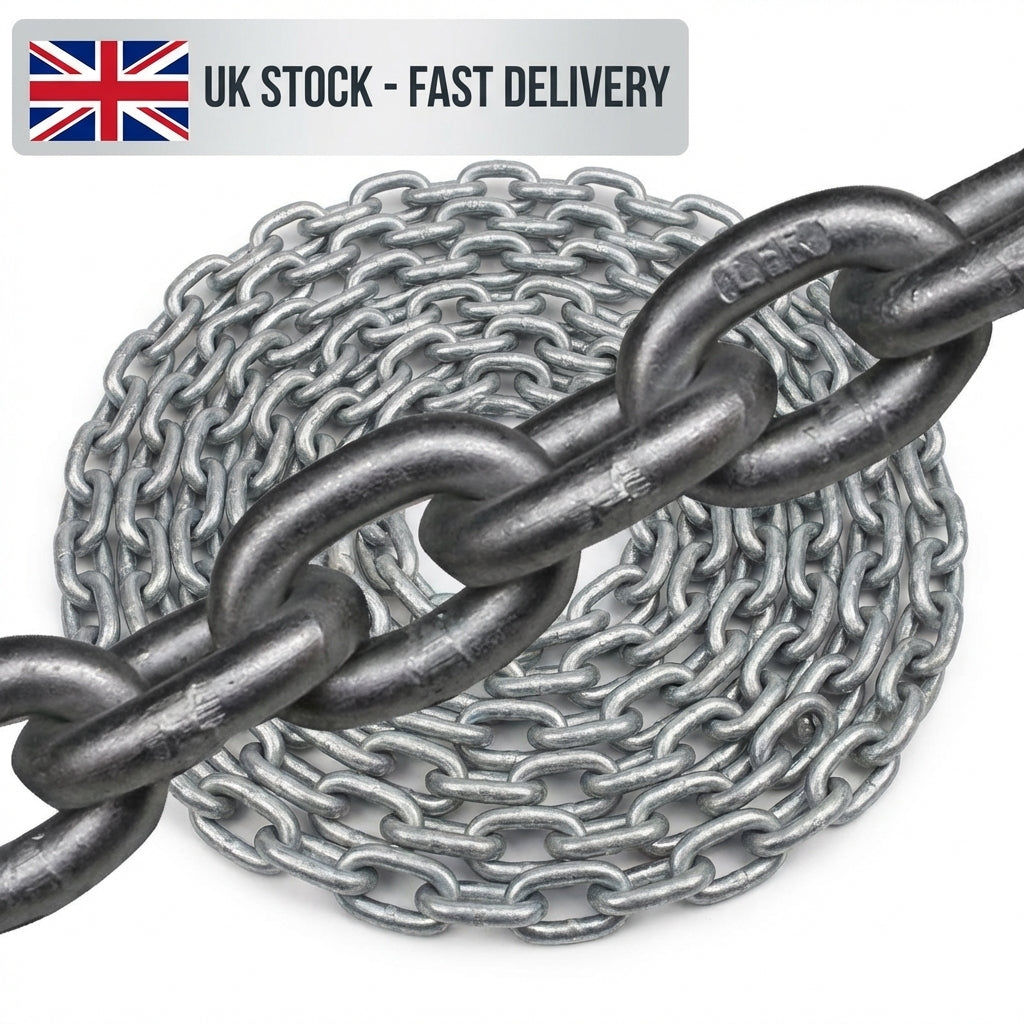 Lofrans 6mm Calibrated Anchor Chain 30m Galvanised ISO 4565 DIN 766 G40 72749