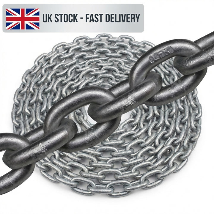 Lofrans 6mm Calibrated Anchor Chain 30m Galvanised ISO 4565 DIN 766 G40 72749
