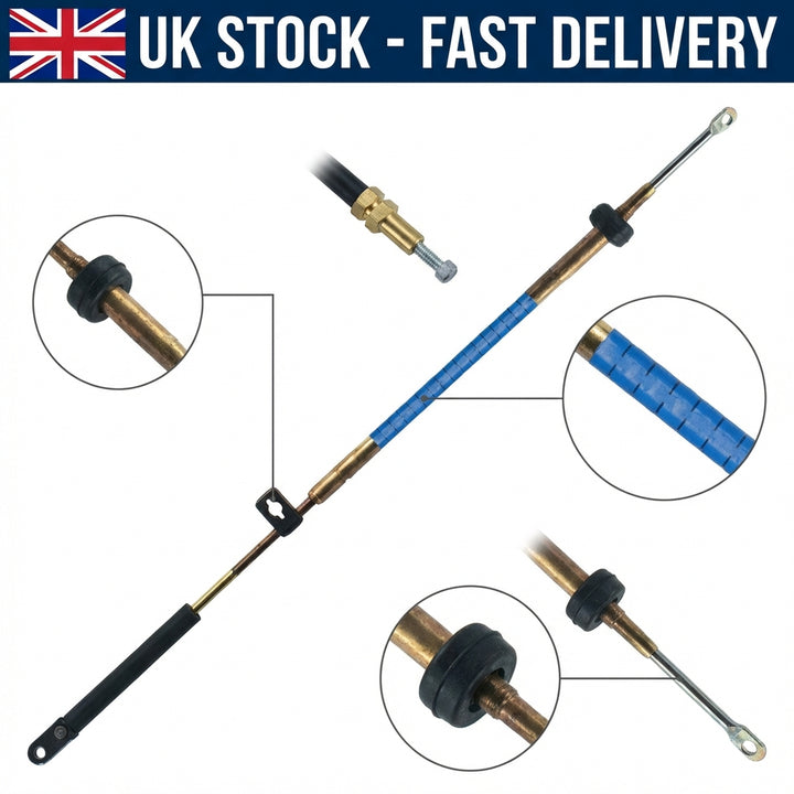 Mercury Mercruiser 16ft Gen 1 Control Cable Edge Multiflex EEC-005-16 487.68cm