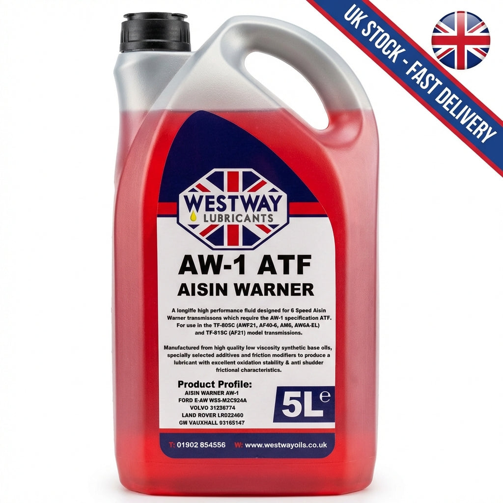 AW-1 ATF Fully Synthetic Transmission Fluid Volvo GM Saab JWS 3324 6-Speed