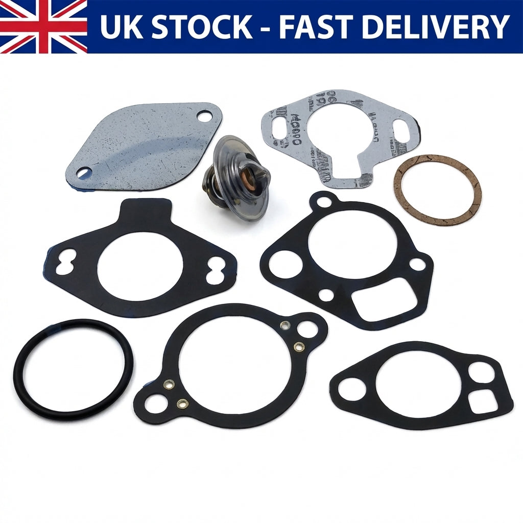 MerCruiser Thermostat Kit 142°F 8M0089715 RM75-02367 V6 V8 4.3 5.0 5.7L Marine