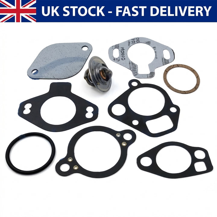 MerCruiser Thermostat Kit 142°F 8M0089715 RM75-02367 V6 V8 4.3 5.0 5.7L Marine