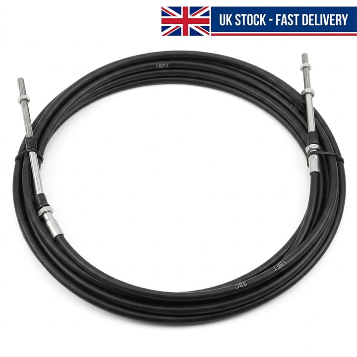 15ft Outboard Remote Gear Throttle Control Cable Yamaha Suzuki Tohatsu 33C C2 Type