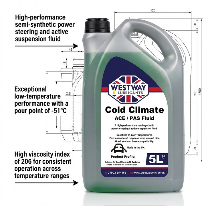 Land Rover ACE & Cold Climate Power Steering Fluid STC50519 Discovery Range Sport