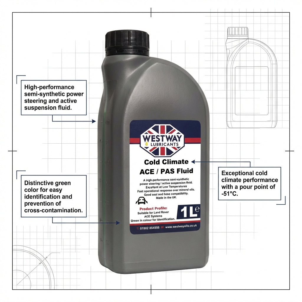 Land Rover ACE & Cold Climate Power Steering Fluid STC50519 Discovery Range Sport