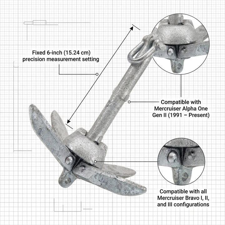 12kg Folding Grapnel Anchor Type B Hot-Dipped Galvanized Steel Marine Boat Kedge