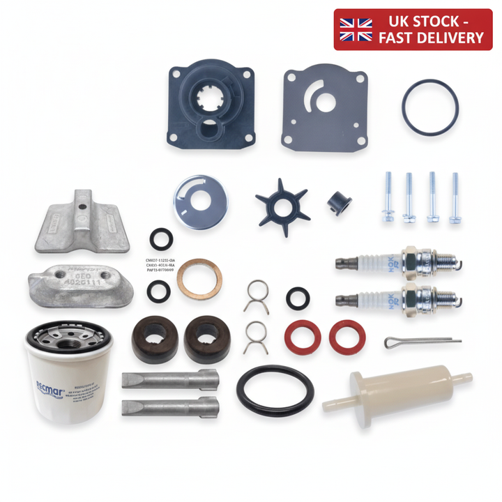 Yamaha F20A four-stroke outboards manufactured from 1998 through 2009 service kit with oils image 2