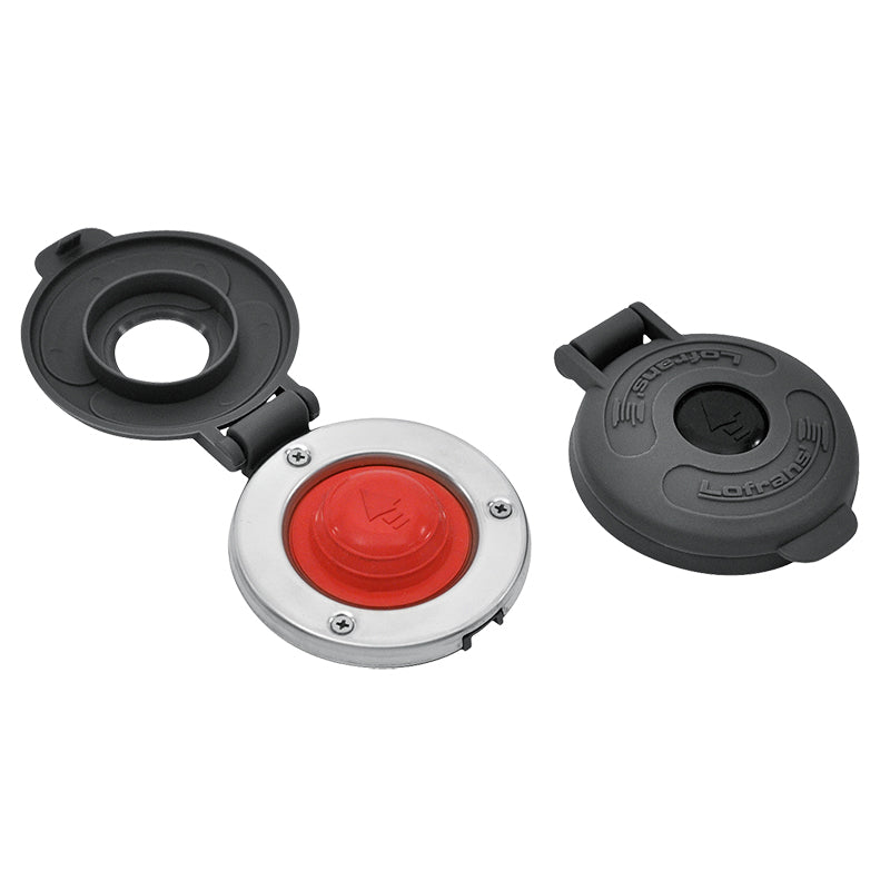 Lofrans' Footswitch, w/red button, Grey