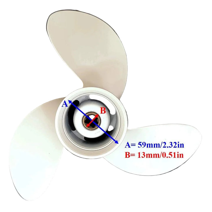 8 1/2' Propeller for Yamaha outboard 8 1/2 x 8 1/2 N 6hp 8 hp 6G1-45941-00