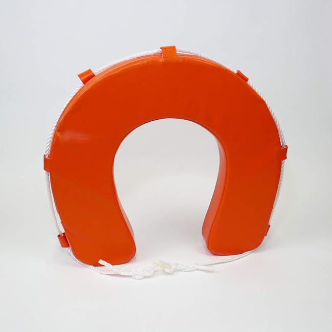 Horseshoe Lifebuoy Marine Safety 140N Buoyancy Man Overboard Buoy - 4Boats
