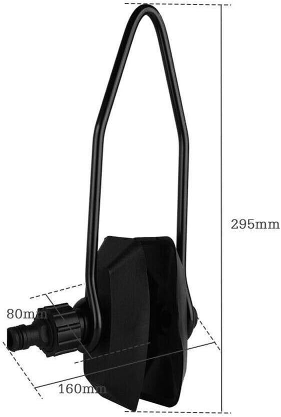 Outboard Motor Flush Muffs Single Feed Compact Rectangle Cups for Engines < 40HP