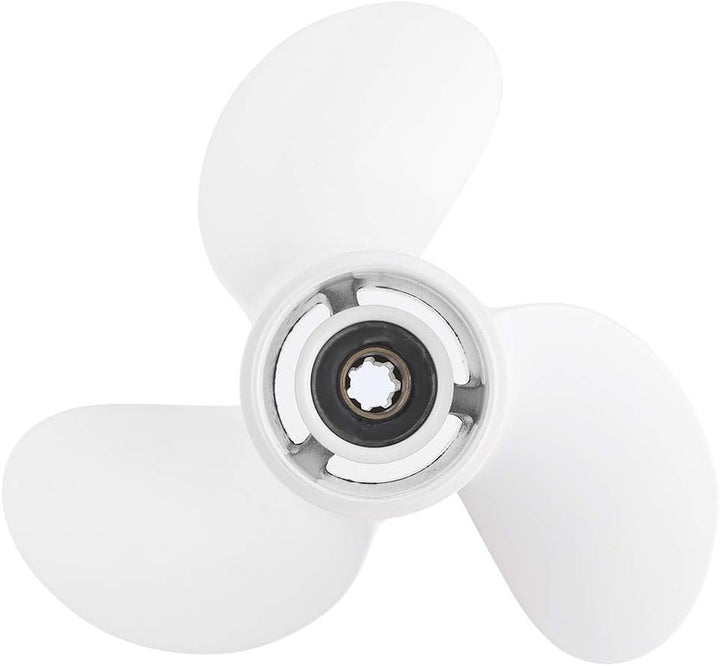 Outboard Propeller for Yamaha 6-8HP | 3-Blade, 7 Spline, 8 1/2 x 7 1/2 | OEM 6G1-45943-00-EL