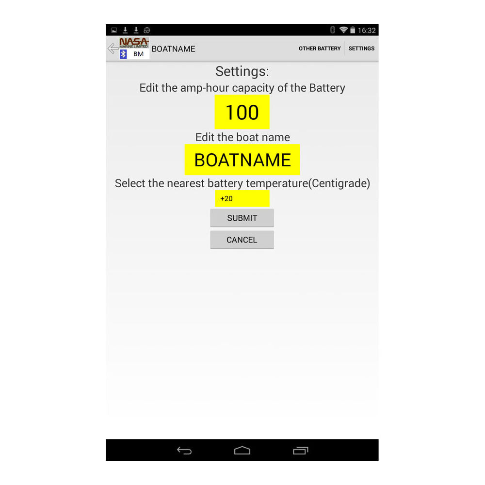 NASA Bluetooth Battery Monitor - 12V Battery Monit