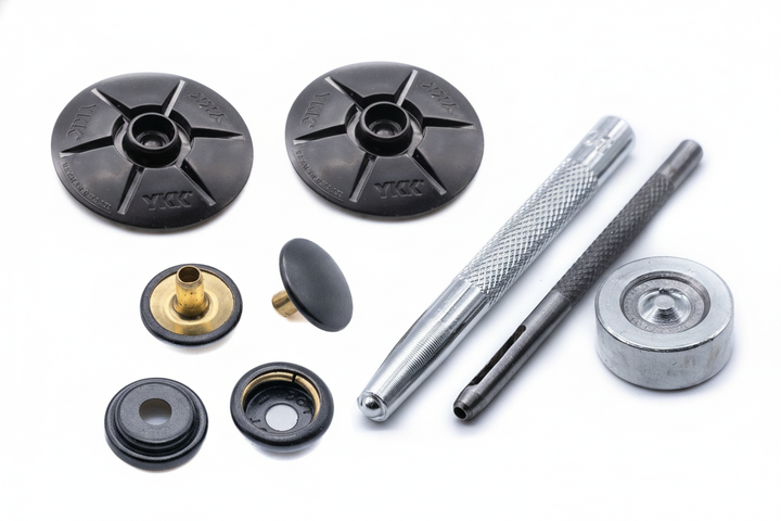 Snad YKK fastener self adhesive 40mm black domed stud kit - Technical specification image 4