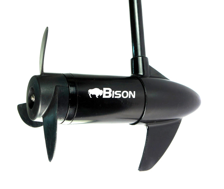 Bison 55 Electric Outboard Motor 12V 55lb Thrust + Free Spare Prop Kit | 4boats