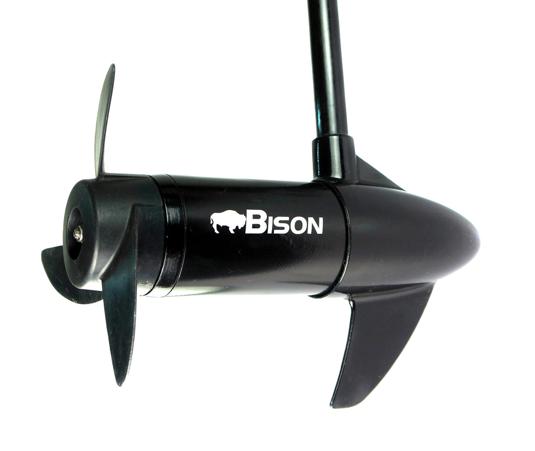 Bison 40lb Saltwater Electric Outboard Motor + 12V Battery Charger | 4boats