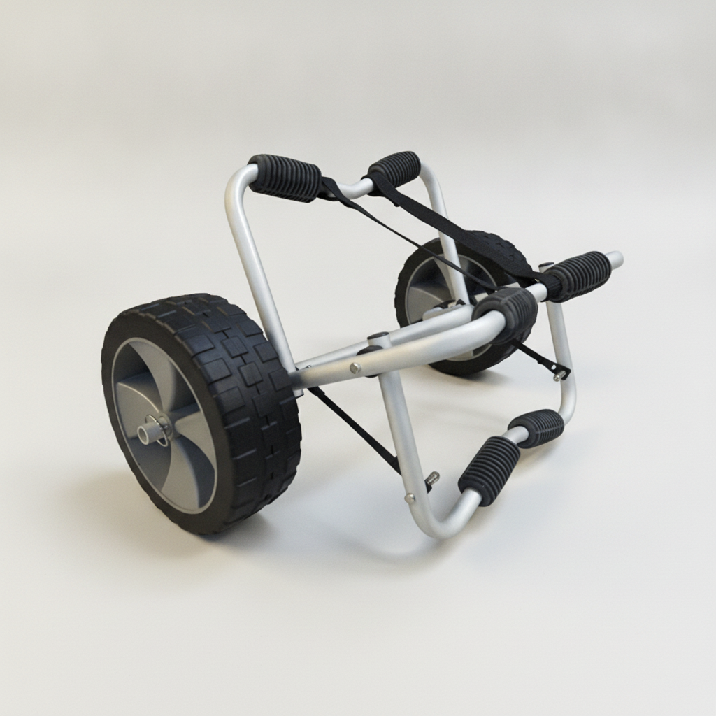 HEAVY DUTY Trolley | 68kg Capacity, Foldable Kayak & Canoe | 4Boats - Technical specification image 4