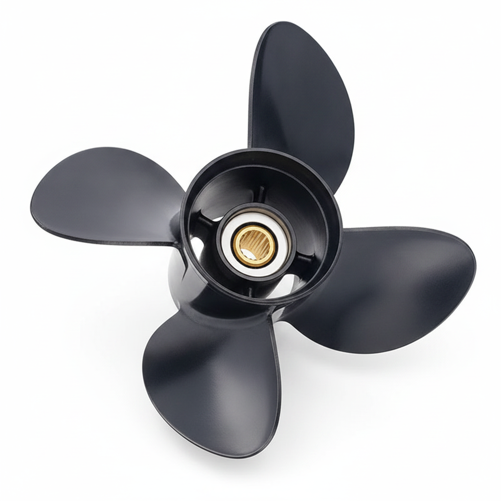 12.5 × 19 4‑Blade 15‑Spline Prop for Mercury | Mari | 4Boats - Technical specification image 4