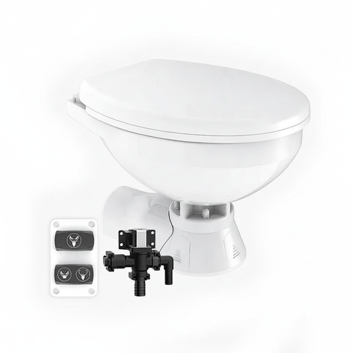 Seaflo Quiet Flush Sea Water 24V Regular | 4Boats - Studio image 1