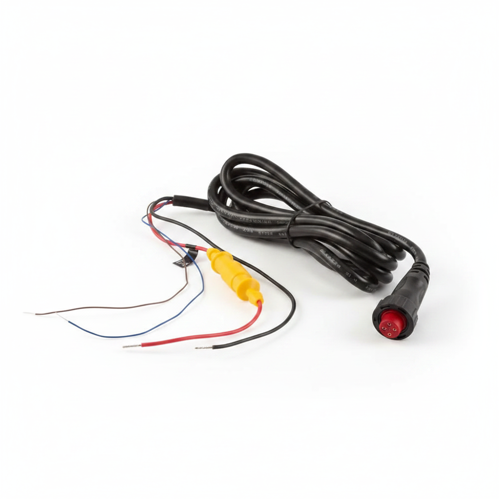 Garmin 4-Pin Threaded Power & Data Cable 010-12445-00 for ECHOMAP UHD CHIRP Plus - Studio image 1