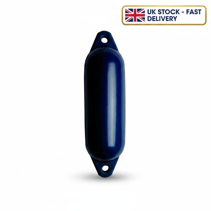 Talamex Star 0 Navy Boat Fender 10x40cm Inflatable Marine Vinyl - UK Stock image 1