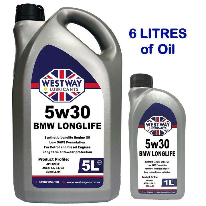 5w30 Fully Synthetic BMW LL-04 C3 Low SAPS Engine Oil - 4Boats