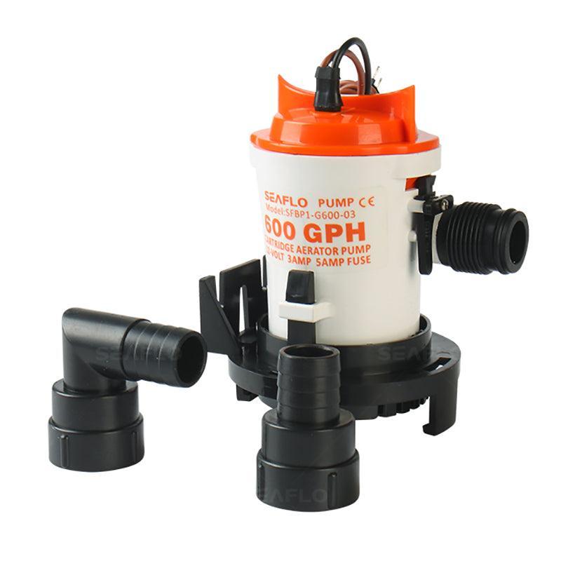 SEAFLO 12V 600GPH Bilge Pump 03-Series Non-Auto Marine Boat Water Pump BP1G60003
