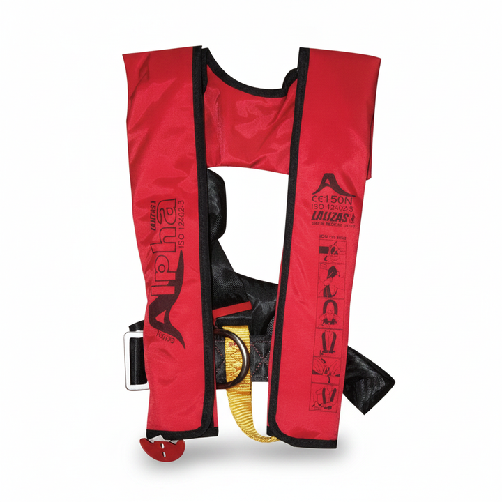 Alpha Infl Manual 170N ISO Lifejacket - Adult | 4Boats - Studio image 1