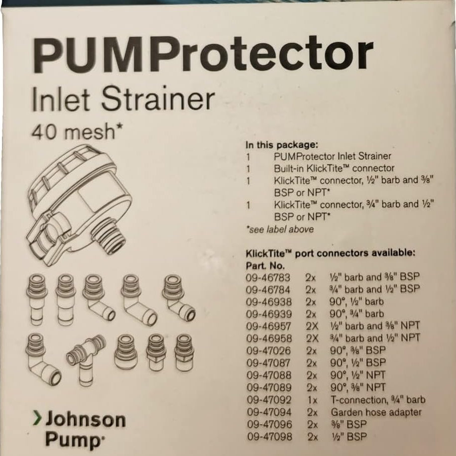 SPX Flow Johnson Pump Inlet Strainer with Connections 09-24653-01 Marine Original Inlet Strainer 40 Mesh