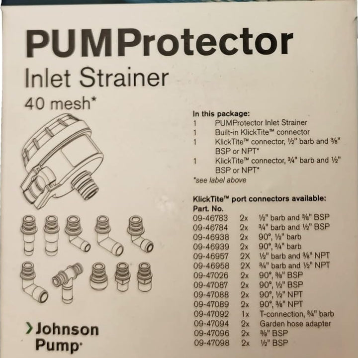 SPX Flow Johnson Pump Inlet Strainer with Connections 09-24653-01 Marine Original Inlet Strainer 40 Mesh