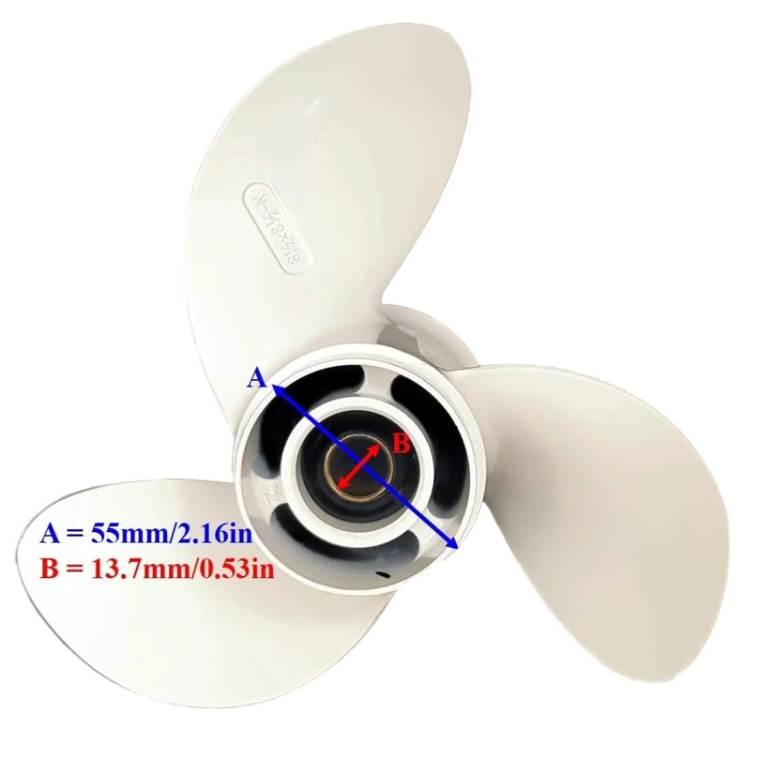8 1/2' Propeller for Yamaha outboard 8 1/2 x 8 1/2 N 6hp 8 hp 6G1-45941-00
