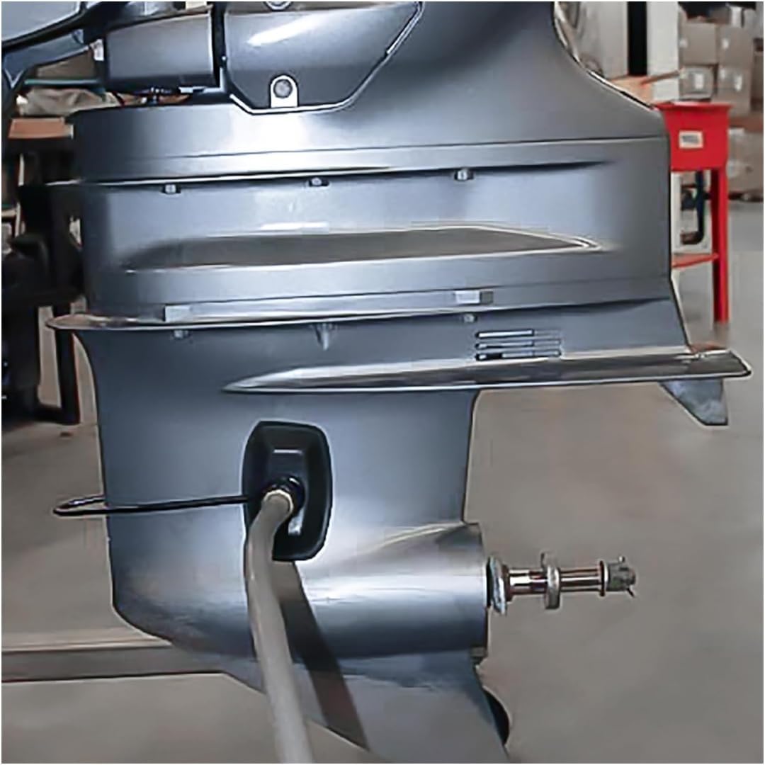 Outboard Motor Flush Muffs Single Feed Compact Rectangle Cups for Engines < 40HP